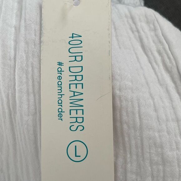 Dreamers White Textured Pants - Picture 5 of 7